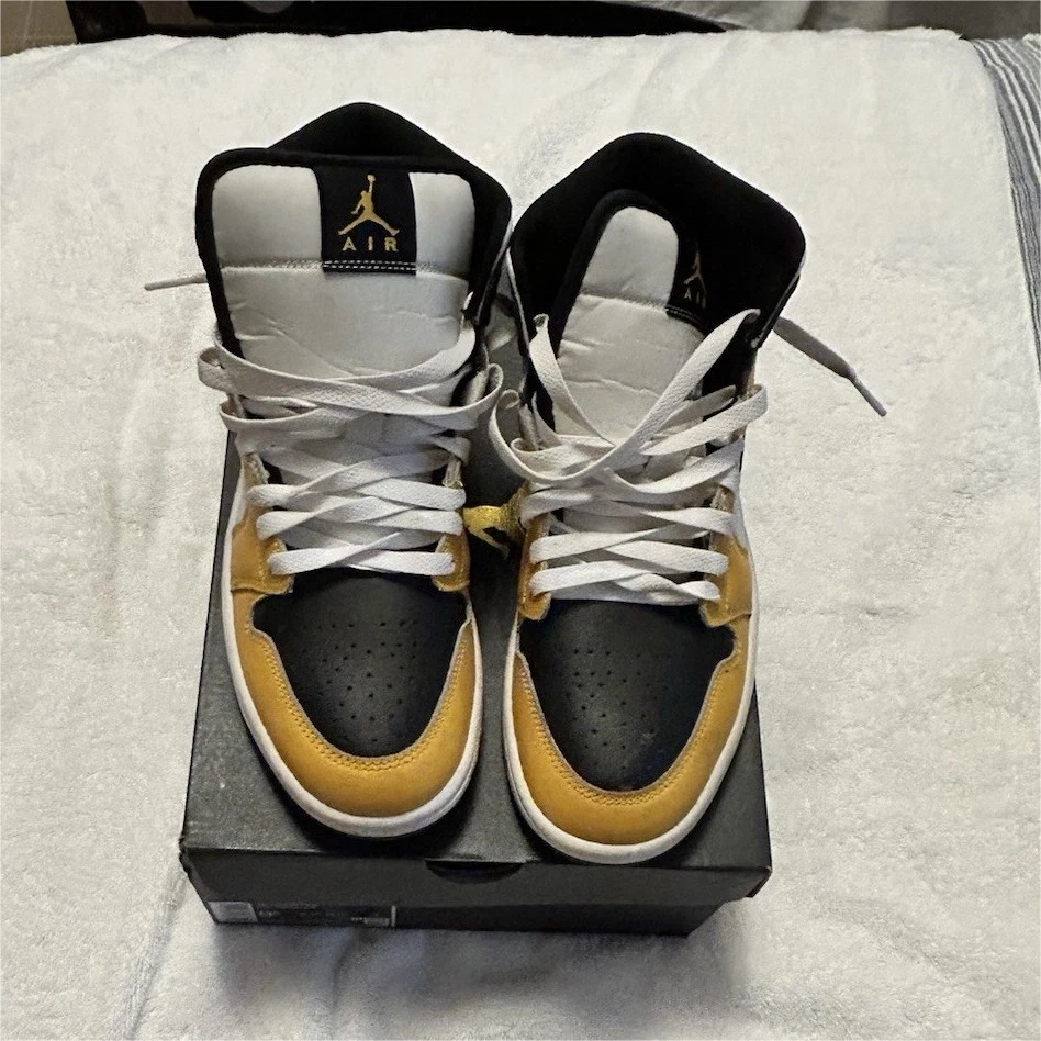 Jordan 1 Mid Yellow for Sale - Authenticity Guaranteed - eBay