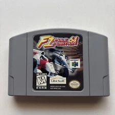 F1 Pole Position Nintendo 64 N64 Authentic Cleaned Tested Retro Racing Game Kids