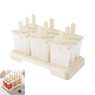 #ad Reusable Silicone Multi Use Ice Cream Mold Set for Home Ice Pops and Ice Cubes $100.00