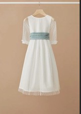 Mango kid Bow Tulle Dress size 6 （128cm）