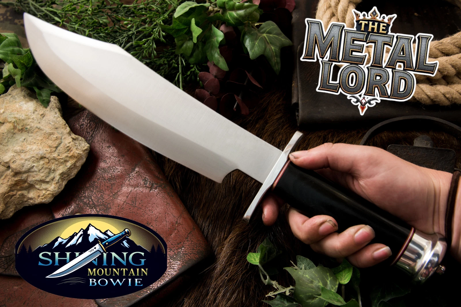 Hand Crafted D-2 Steel Shining-Mountain Bowie - Survival, Collectibles Replica