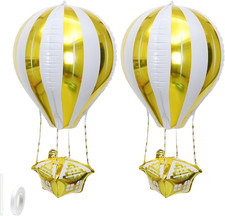 Heißluftballon Deko Folienballon Hängende Helium Ballons Kindergeburtstag