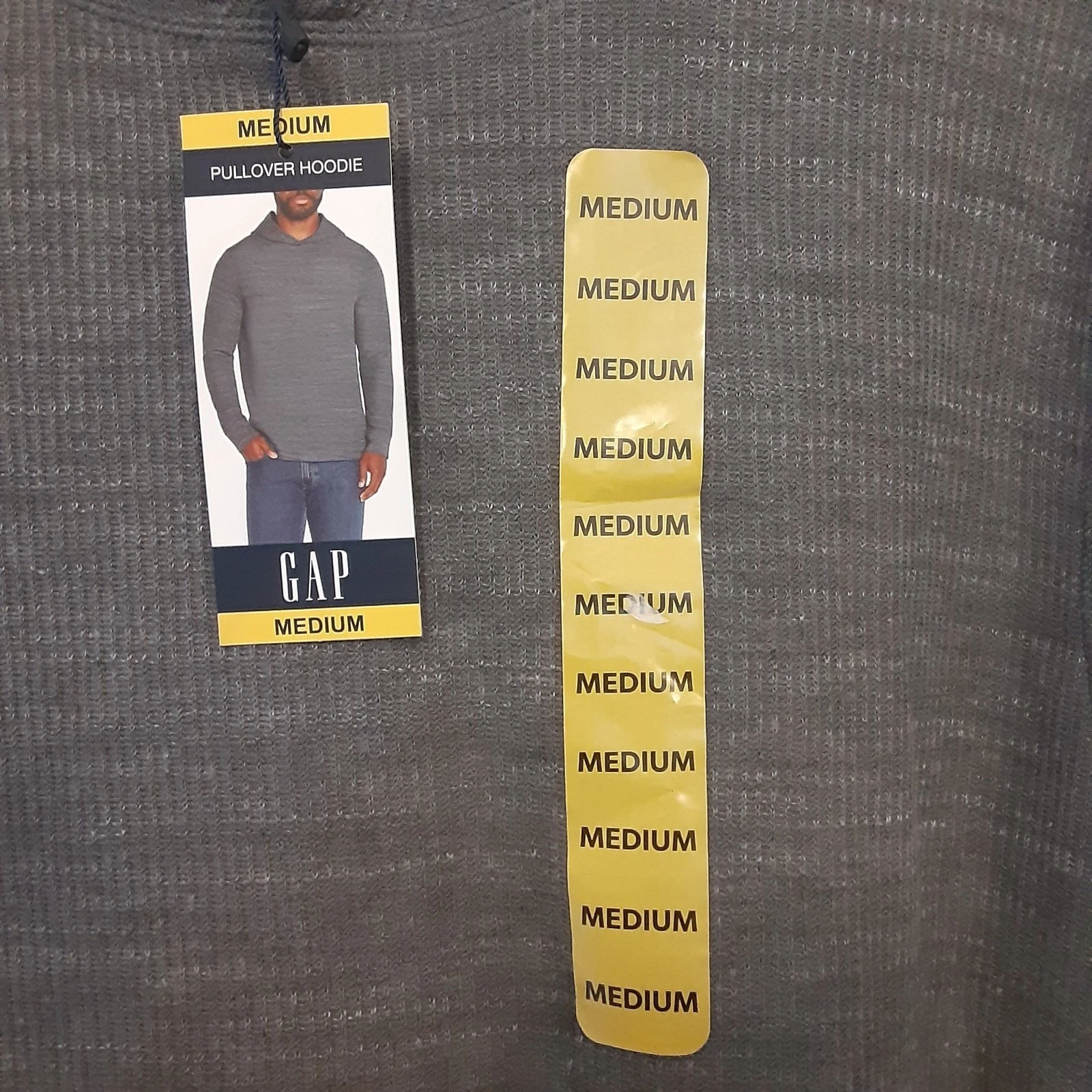 VETEMENTS GAP Felpa Termica con Cappuccio Camicia Uomo M Leggera Waffle Maglia Base Strato Us intime Ottimeioni