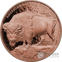 AMERICAN BUFFALO 20th Anniversary 5 Oz Copper Coin 1$ Oglala Lakota Sioux 2026