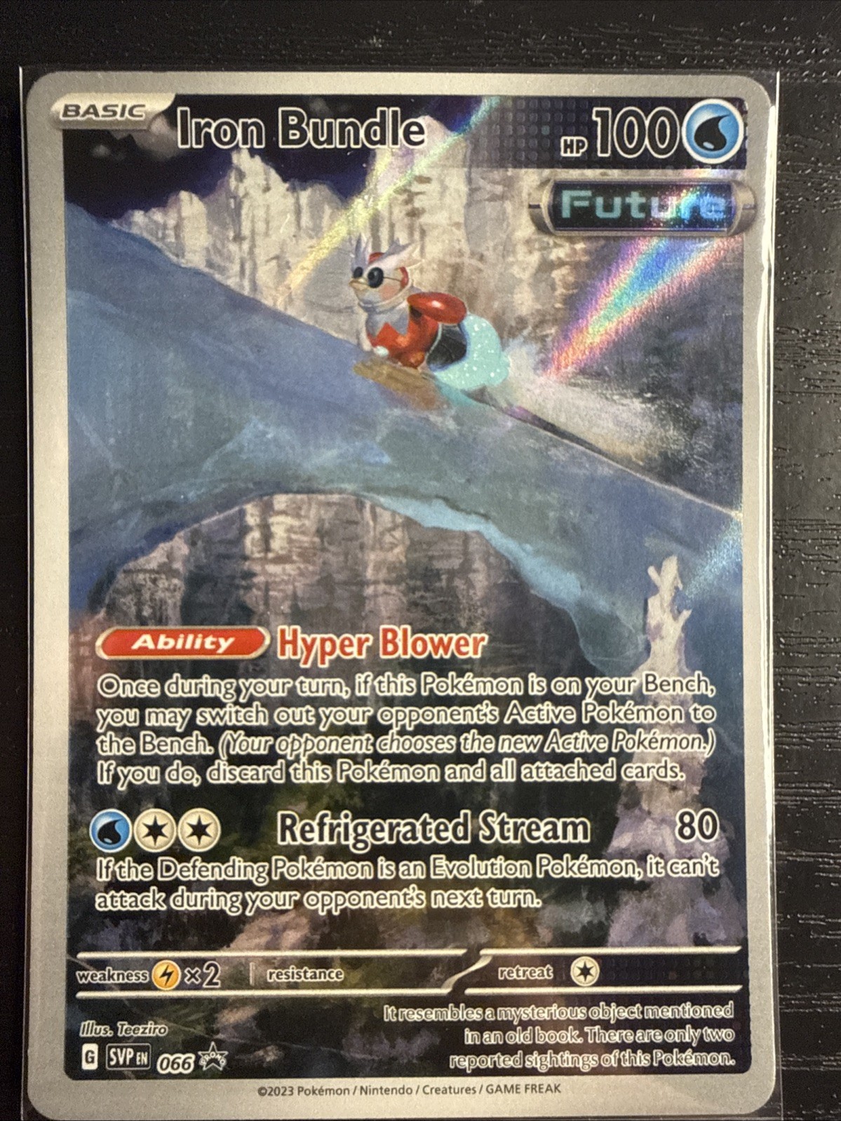 Pokemon Iron Bundle SVP066 Scarlet & Violet Black Star Promo