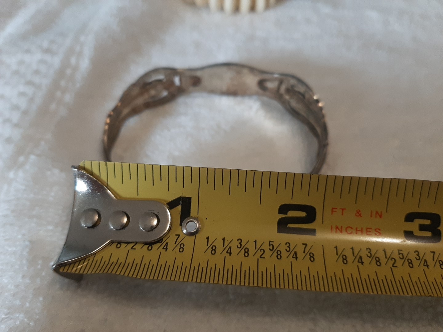 Oneida Sterling Silver Flatware cuff  Bracelet vi… - image 8