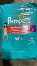 Pampers Cruisers 19 Baby Diapers Size 5