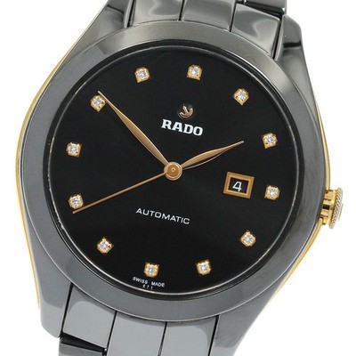 RADO Hyper chrome R32255712 12P diamond black Dial Automatic Ladies Watch_905912