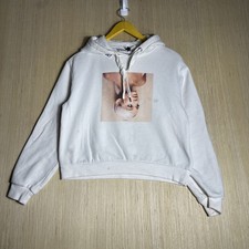 Ariana Grande GRANDETOUR White Hoodie Sweatsh...