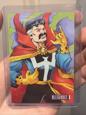 2023 Upper Deck The Infinity Trilogy Artist Sketch Card 1/1 Dr.Strange #SKT-6