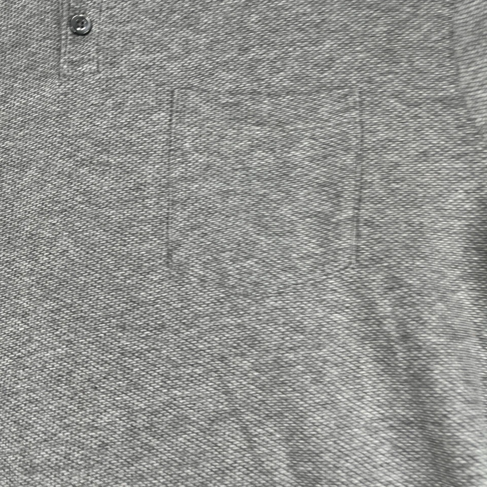 Polo Banana Republic Juvenil XL Gris Texturizado Informal Foto 3 de 4