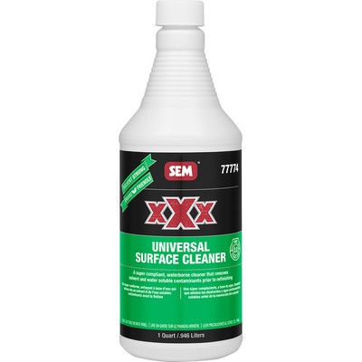 SEM 77774 XXX Universal Surface Cleaner 1 Quart Waterborne Degreaser Zero VOC_