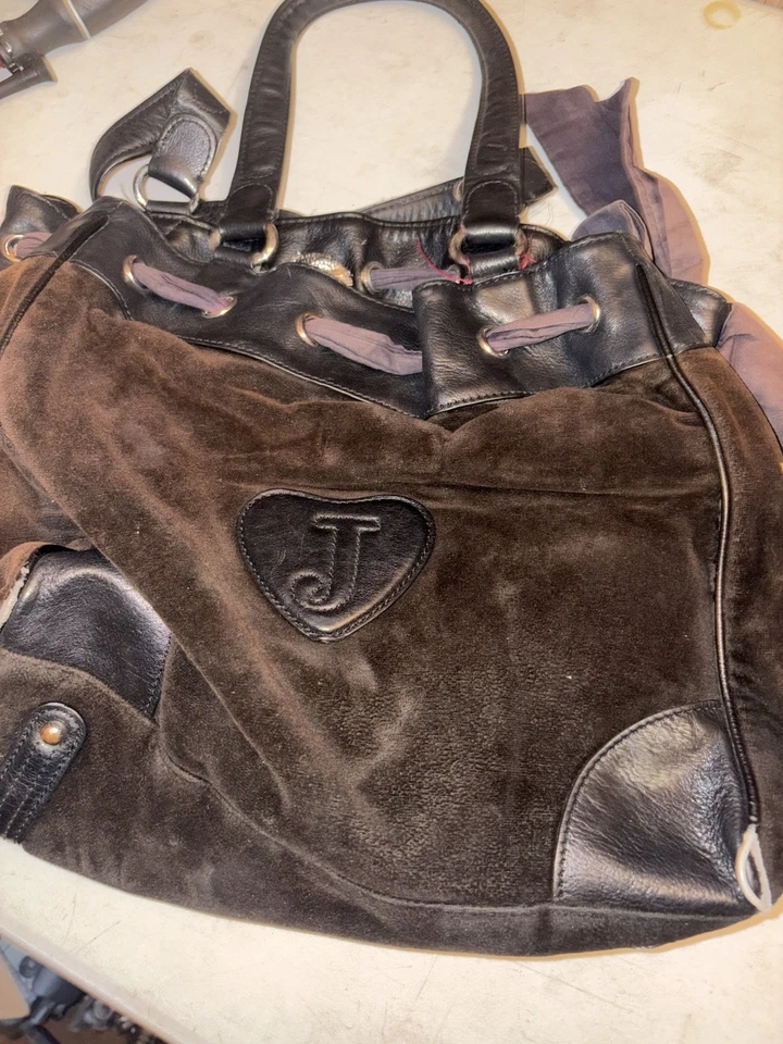 Bolso de Mano Vintage Juicy Couture Terciopelo Y2K Scottie Daydreamer Estrás Foto 3 de 4