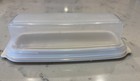 Vintage Rubbermaid Serving Saver Butter Stick Dish Keeper ~ Almond Sheer
