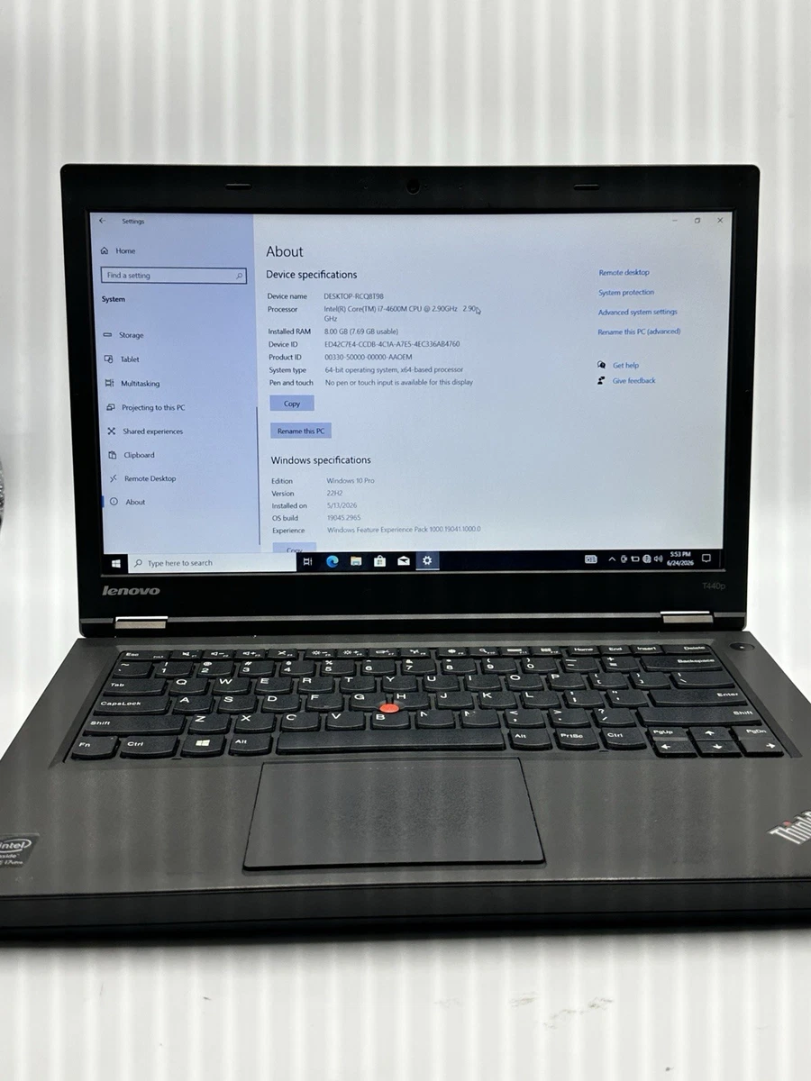 Lenovo ThinkPad T440P PC Laptops & Netbooks for Sale - Shop New