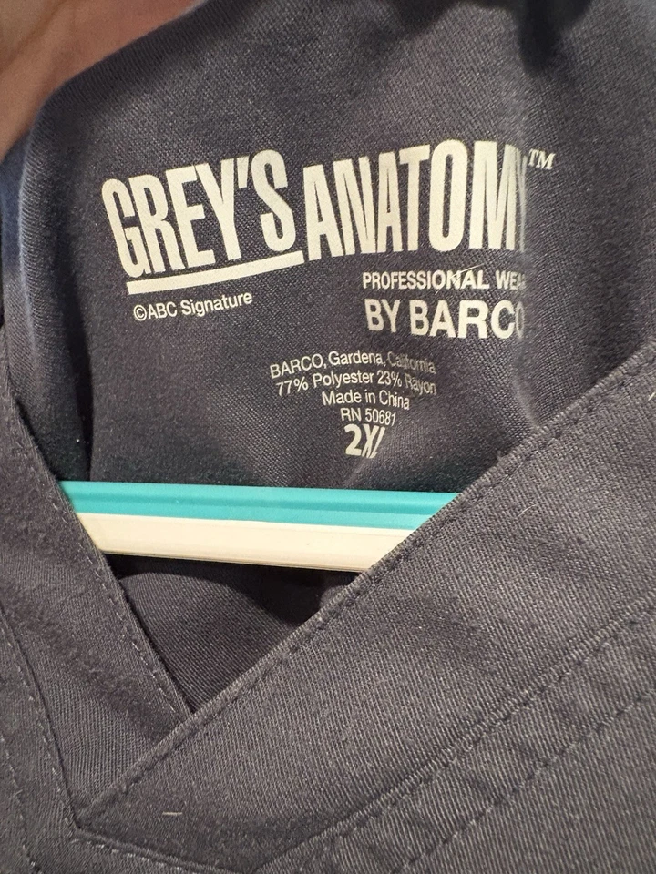 Conjunto de esfoliantes masculinos Steel Gray’s Anatomy 2XL da BARCO - Imagem 2 de 4