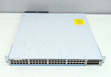 Cisco Catalyst 9300 12X 36M UPOE C9300-48UXM-A 48-Port Network Switch 2 x PSU 7