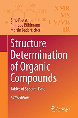 Ernö Pretsch Philippe Bühlmann Mart Structure Determination of Org (Taschenbuch)