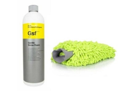 Koch Chemie Gentle Snow Foam GSF - 1 Liter - FREE Chenille Microfiber Wash Mitt