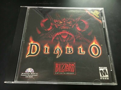 Diablo (Windows PC, Mac) Blizzard Entertainment Great Condition Original