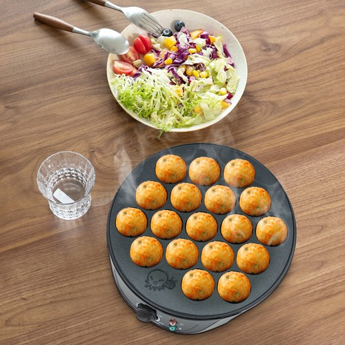 Hersteller Elektrische Maschine 18-Loch für Takoyaki Bälle Grill Tablett 750W DE - Bild 2 von 14