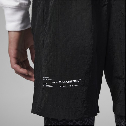 Nike Jordan Big Kids' 23 Engineered Woven Shorts, 95B971, Black, Large - Picture 3 of 7