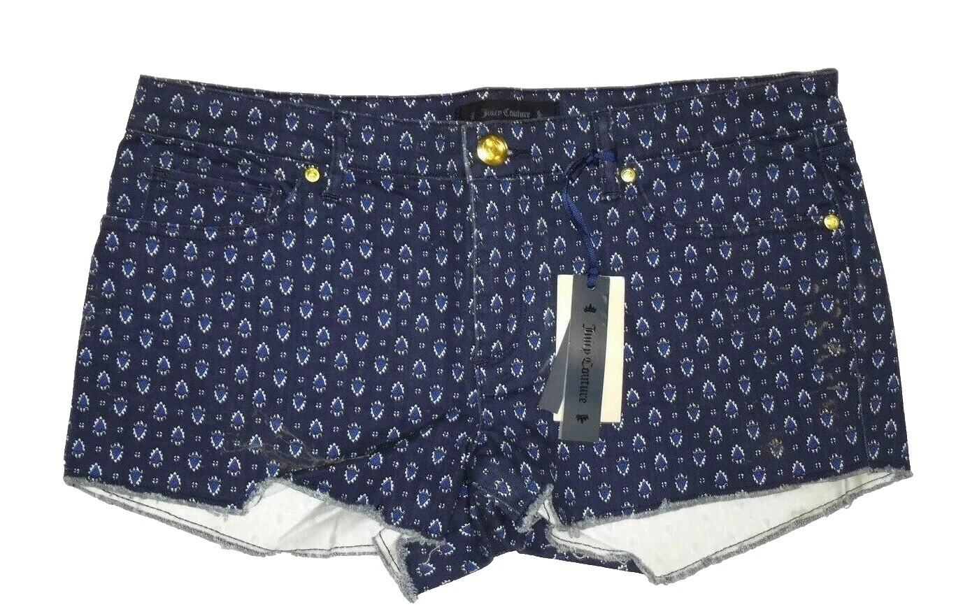 Shorts de mistura de Algodão Juicy Couture para mulheres