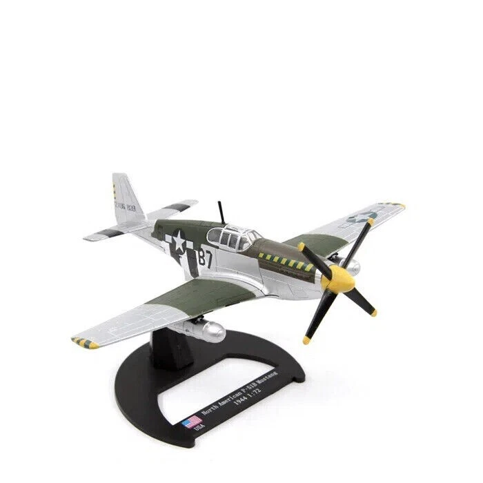 1:72 North America P-51B Mustang Fighter Diecast Alloy Aircraft Model Collection - Image 3 of 4