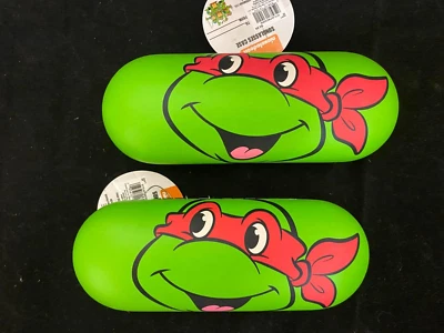 DISNEY Raphael TMNT Teenage Mutant Ninja Turtles Eye Sunglass Hard Case Lot 2