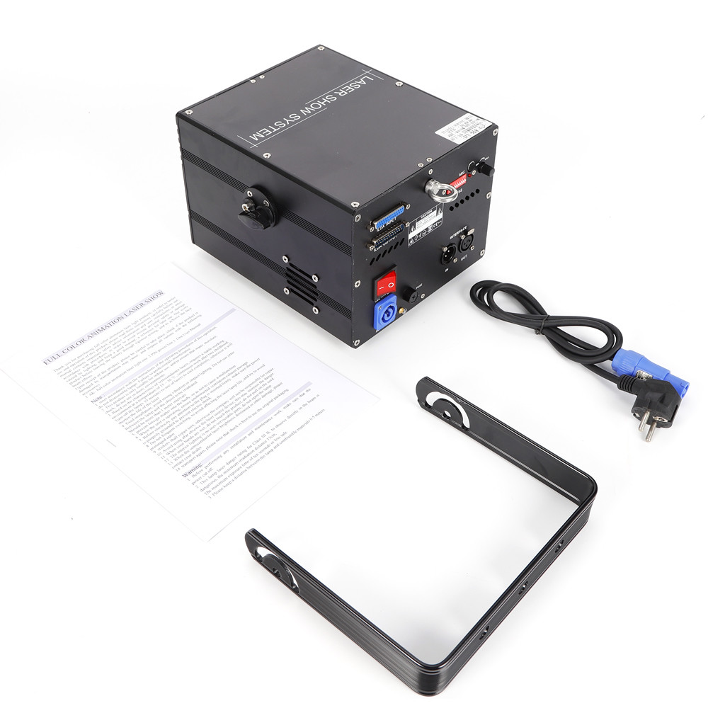 Full Color RGB Animation Scan Laser Projector ILDA DJ Disco Club Stage ...