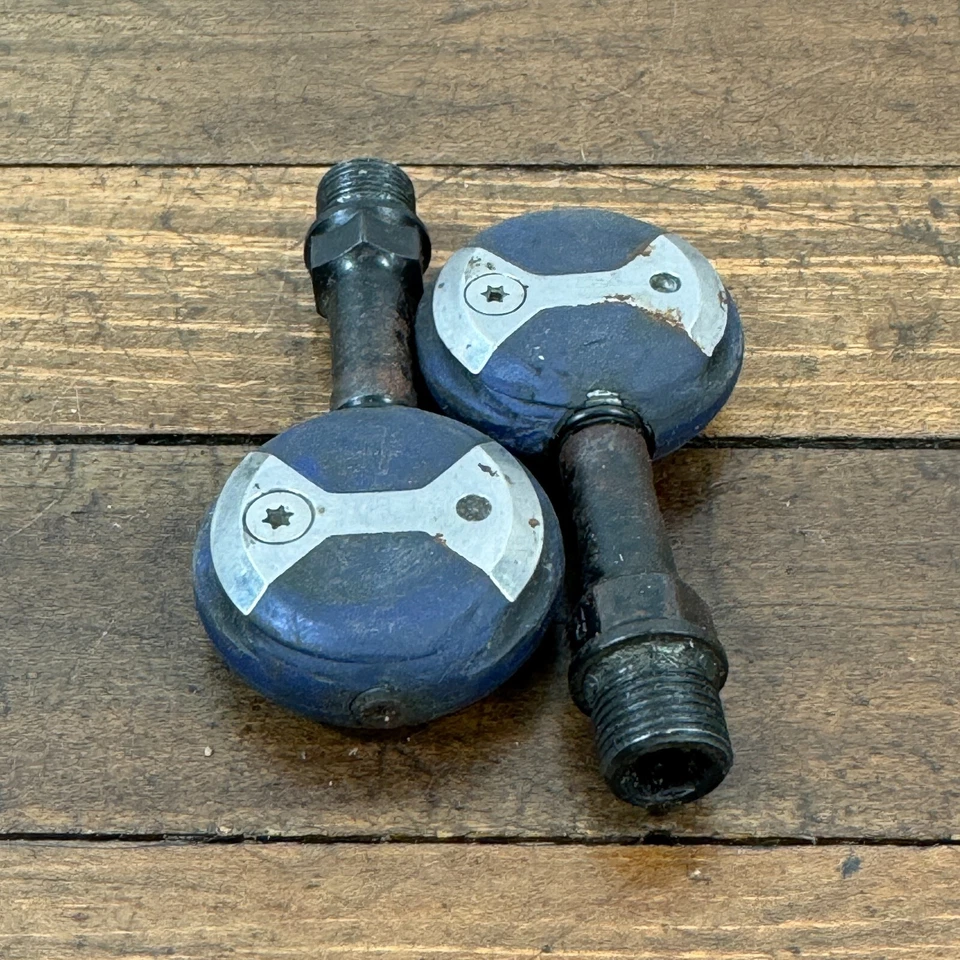 Vintage Speedplay Pedals Clipless Blue 9/16 in Road Race MTB Set A5 - Image 4 of 4