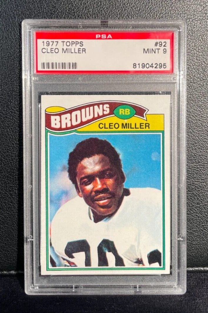 Cleo Miller trading card