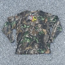 VTG Liberty Shirt Mens Extra Large Realtree Hardwoods Camo Pocket Hunting Y2K
