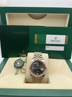 rolex datejust 36 everose two tone jubilee