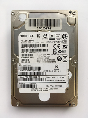 LOT OF 10* NETAPP 900GB 10K 6G 2.5