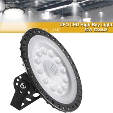 1x 50W UFO LED High Bay Light Gym Factory Warehouse Industrial Shed Lighting