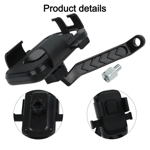 Motorcycle Rearview Mirror Phone Holder with Enhanced Shock Protection - Afbeelding 17 van 25