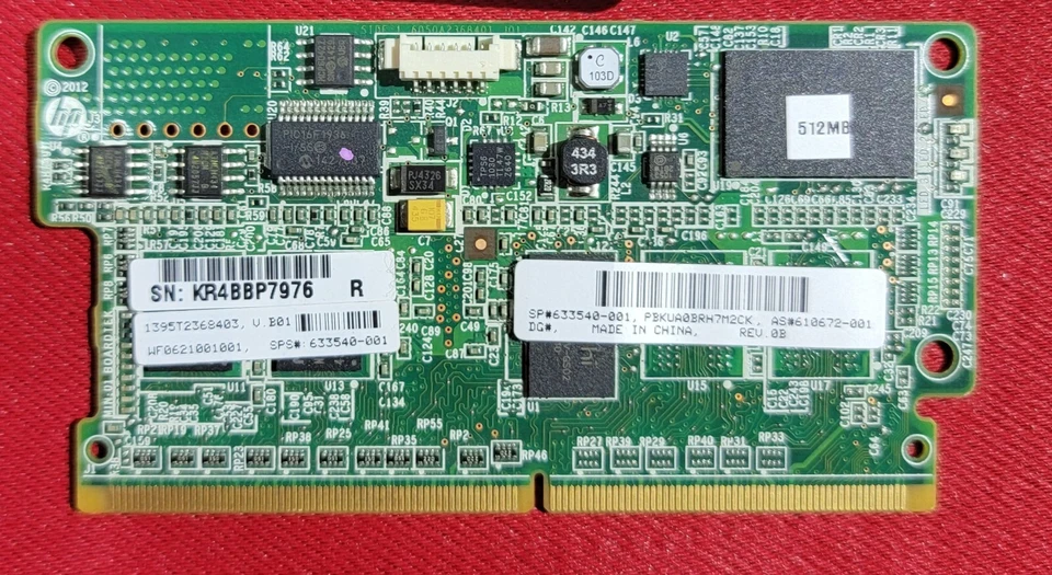 633540-001 HP 4K14B5 512MB Flash Write Cache Module For GEN8 - NEW - Image 2 of 3