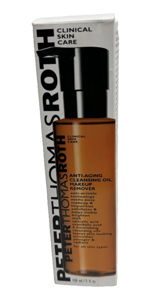 Aceite limpiador antienvejecimiento Peter Thomas Roth desmaquillante 5 oz nuevo en caja Foto 3 de 4
