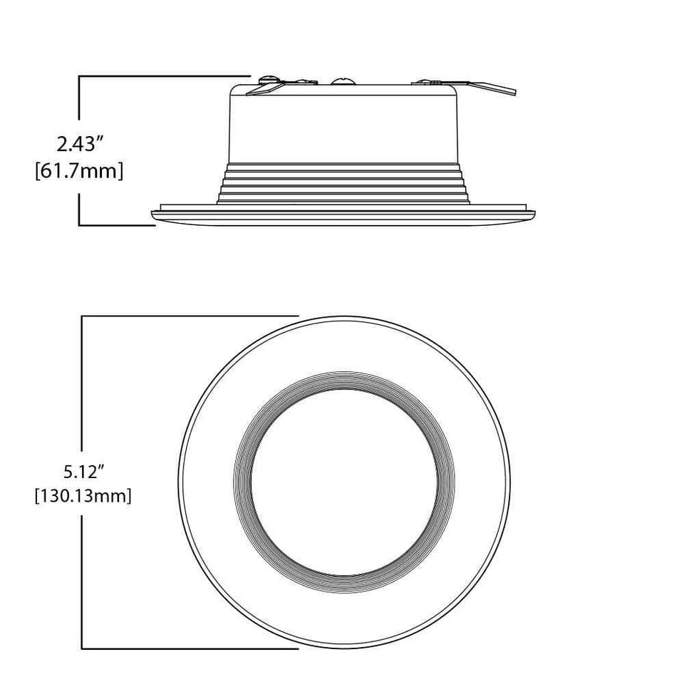 Eaton Halo Home 4" White Bluetooth Smart LED Recessed Ceiling Light 6-Pack RL - Image 3 of 4