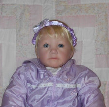 PLAYHOUSE WILLIAM Doll Wig SIZE 12/13 PALE BLONDE Partial Cap Modacrylic A NWT