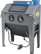 Sabbiatrice professionale con aspiratore ciclone cabina per sabbiatura sabbiare