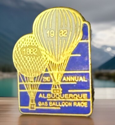 1982 Albuquerque International Balloon Fiesta 2ond Annual Gas Balloon Race Pin