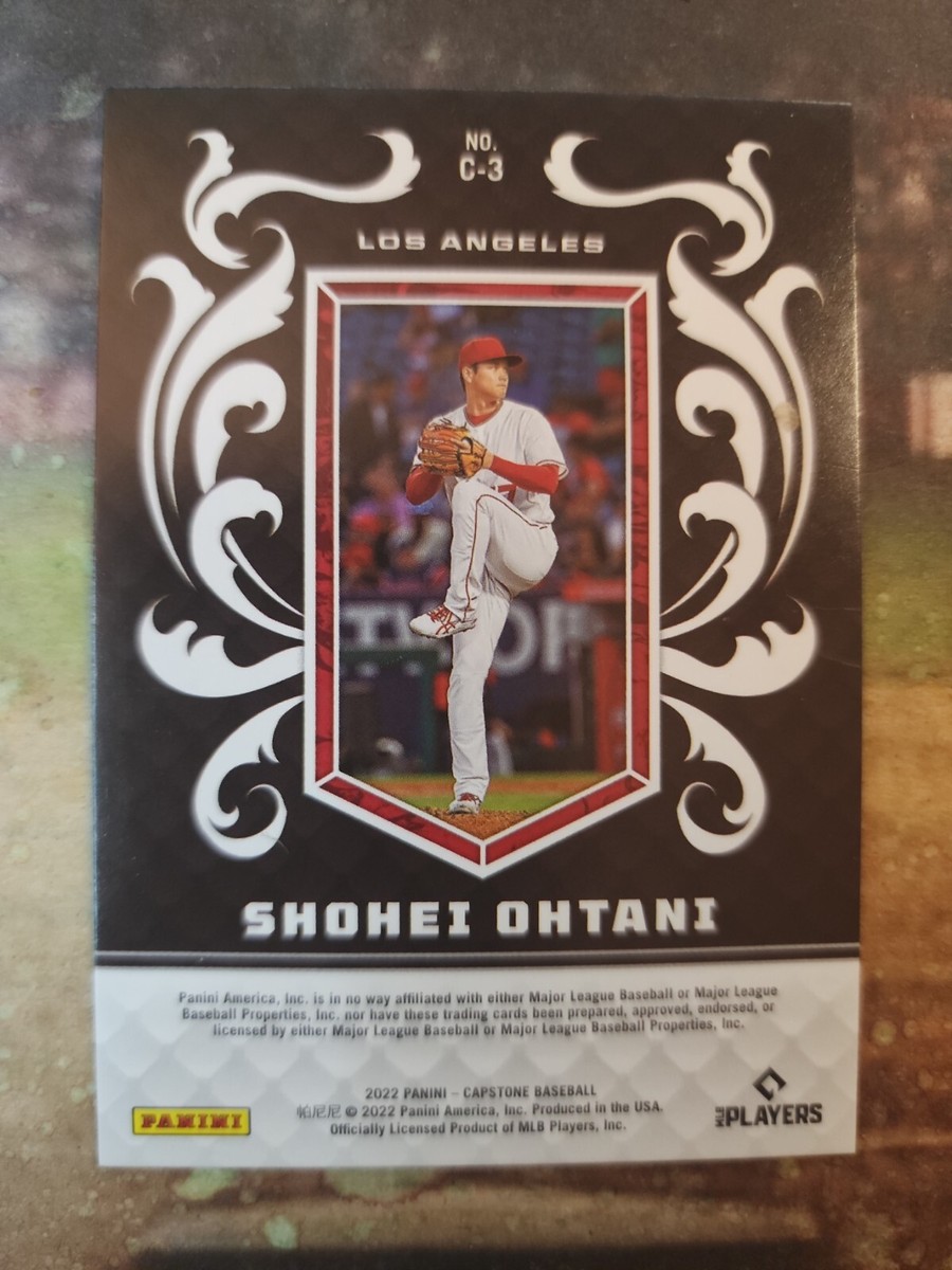 2022 Capstone Shohei Ohtani Crest #C3/Base #69/2023 Topps base #17