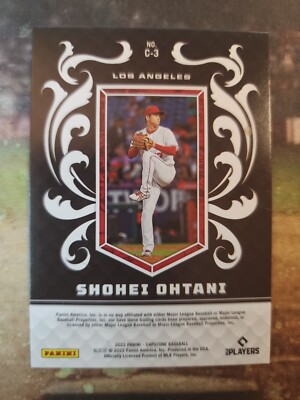 2022 Capstone Shohei Ohtani Crest #C3/Base #69/2023 Topps base #17