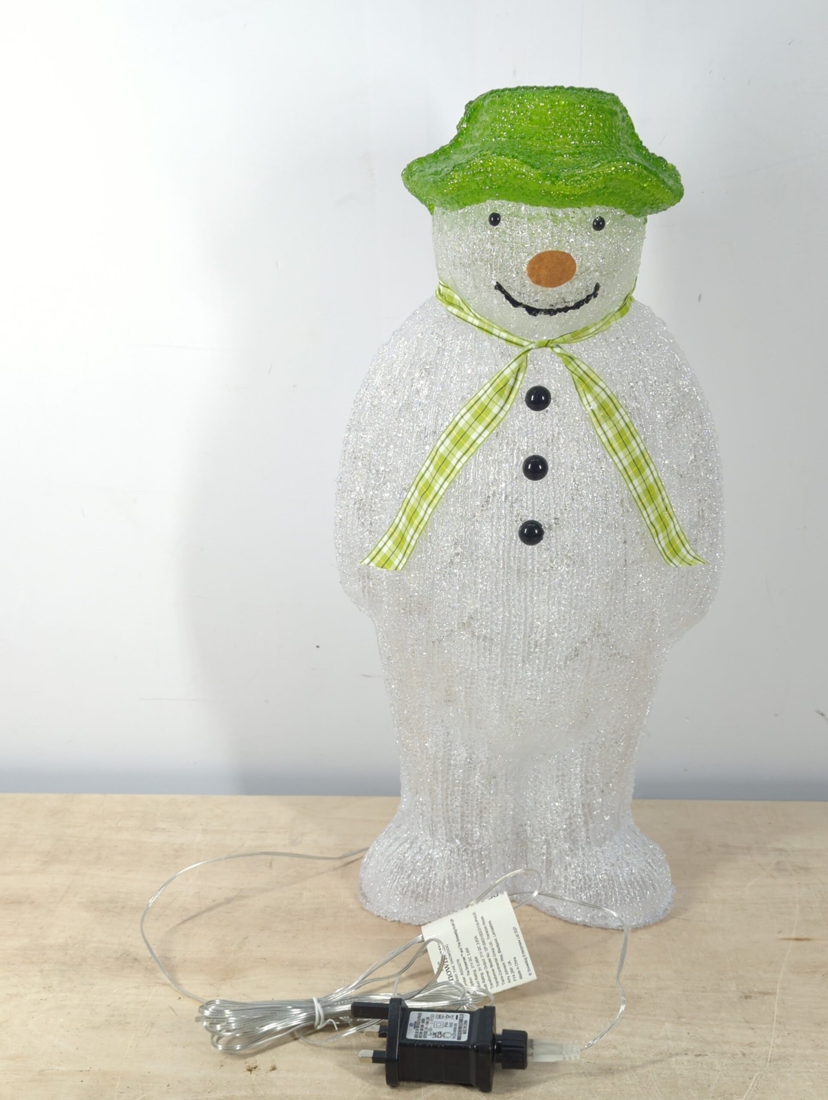 The Snowman Acrylic Figure LED Lights Garden Outdoor Christmas