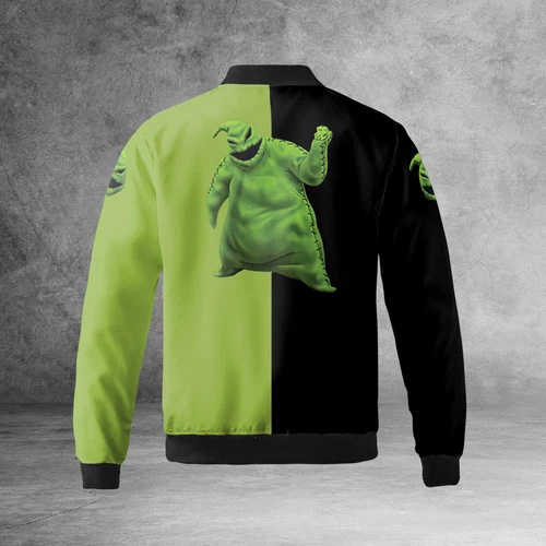 Personalized The Nightmare Before Christmas Oogie Boogie Black & Green Jacket