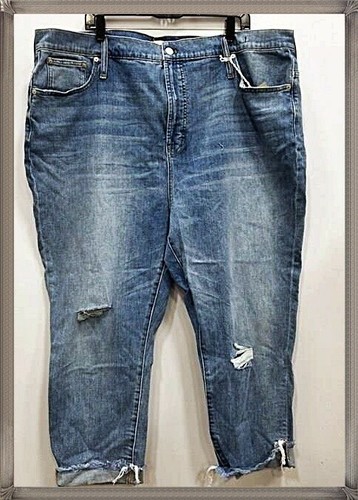 MADEWELL Jeans Size 37 Distressed Raw 