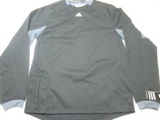 NWT Adidas Womens Size S Sweatshirt Black Fleece Logo Crew Neck Long Sleeve