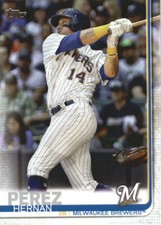 2019 Topps #617 Hernan Perez Milwaukee Brewers